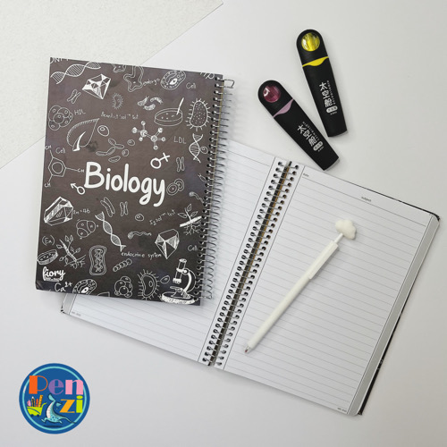 دفتر مشق 100 برگ مستر راد طرح دروس 5 نمای کامل و نمای صفحات داخلی دفتر ۱۰۰ برگ طرح دروس برند مستر راد درس فیزیک