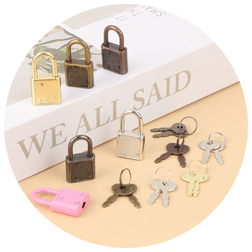 دفتر شکرگزاری گلریز گلبهی 16 fancy lock