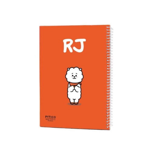 دفتر ۴۰ برگ سری BTS 10 نمای از روبروی دفتر ۴۰ برگ سری BTS طرح RJ