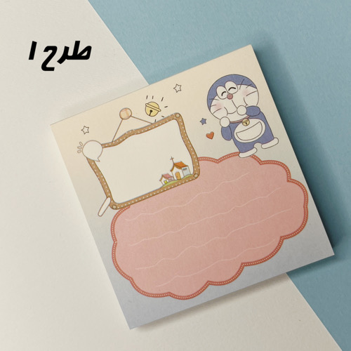استیک نوت طرح گربه فانتزی 5 کلوز آپ طرح ۱ استیک نوت طرح گربه